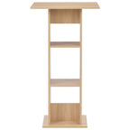 Bartisch Eichenbraun 60x60x110 cm