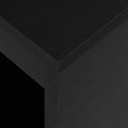 Bartisch mit Regal Schwarz 110 x 50 x 103 cm
