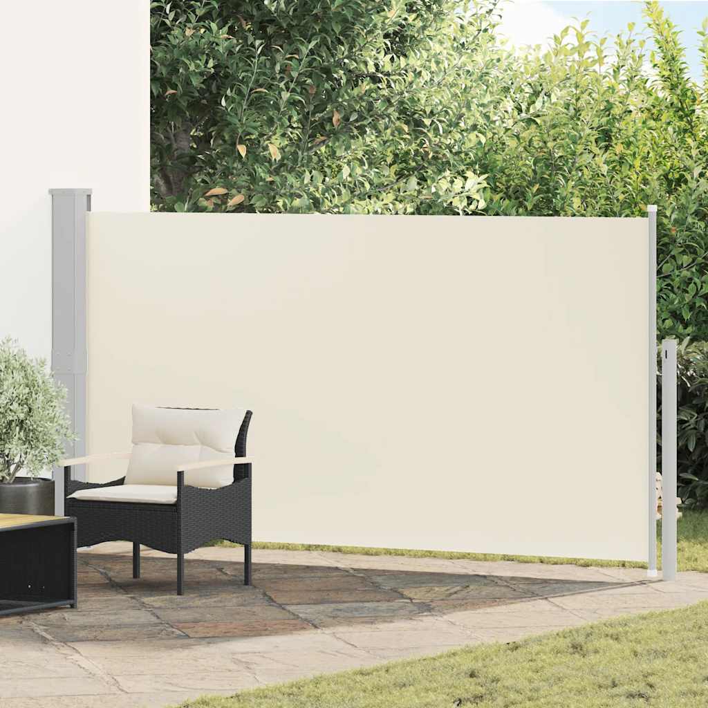 Seitenmarkise 160x300 cm Cremeweiß