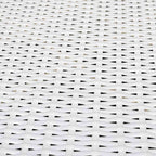 8-tlg. Garten-Lounge-Set mit Auflagen Poly Rattan Weiß