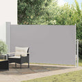 Ausziehbare Seitenmarkise 160x300 cm Grau