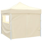 Faltzelt mit 4 Wänden 3 x 3 m Cremeweiß