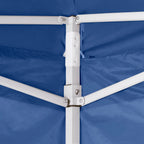 Faltzelt 3x3 m Blau 4 Seitenwände