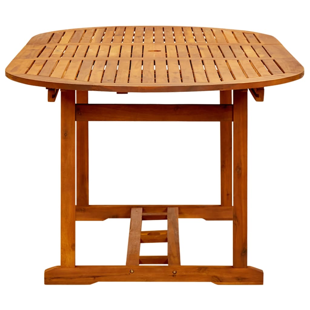Gartentisch (150-200)x100x75 cm Massivholz Akazie