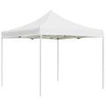 Profi-Partyzelt Faltbar Aluminium 3x3 m Weiß