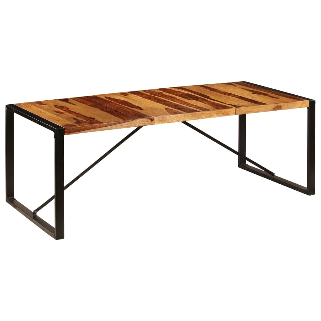 Esstisch 220x100x75 cm Massivholz Akazie