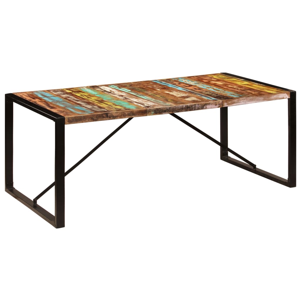 Esstisch 200x100x75 cm Altholz Massiv