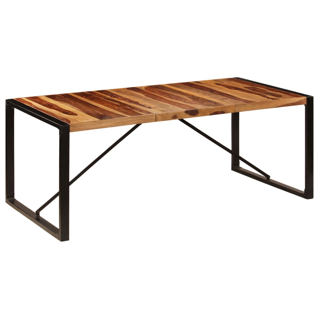 Esstisch 200 x 100 x 75 cm Massivholz Akazie