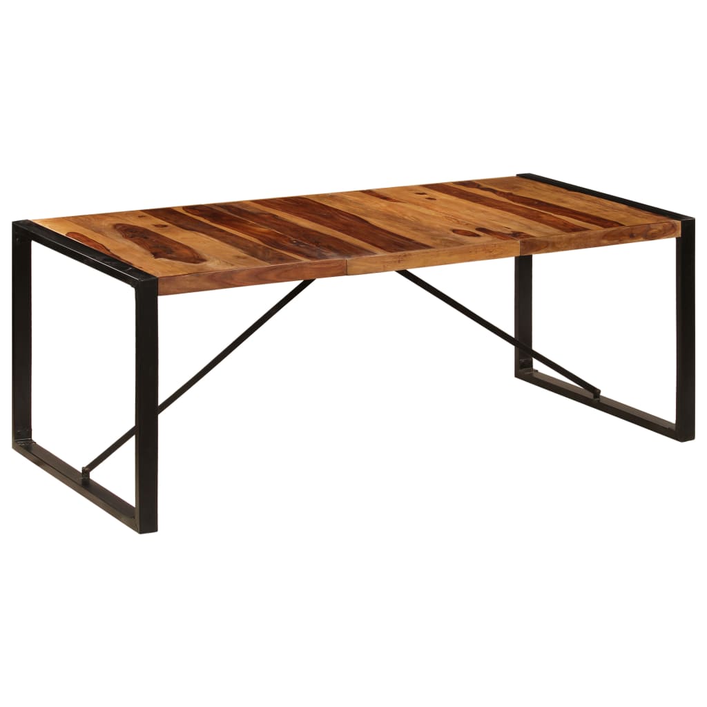 Esstisch 200 x 100 x 75 cm Massivholz Akazie
