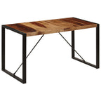 Esstisch 140 x 70 x 75 cm Massivholz Akazie