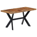 Esstisch 140x70x75 cm Massivholz Akazie