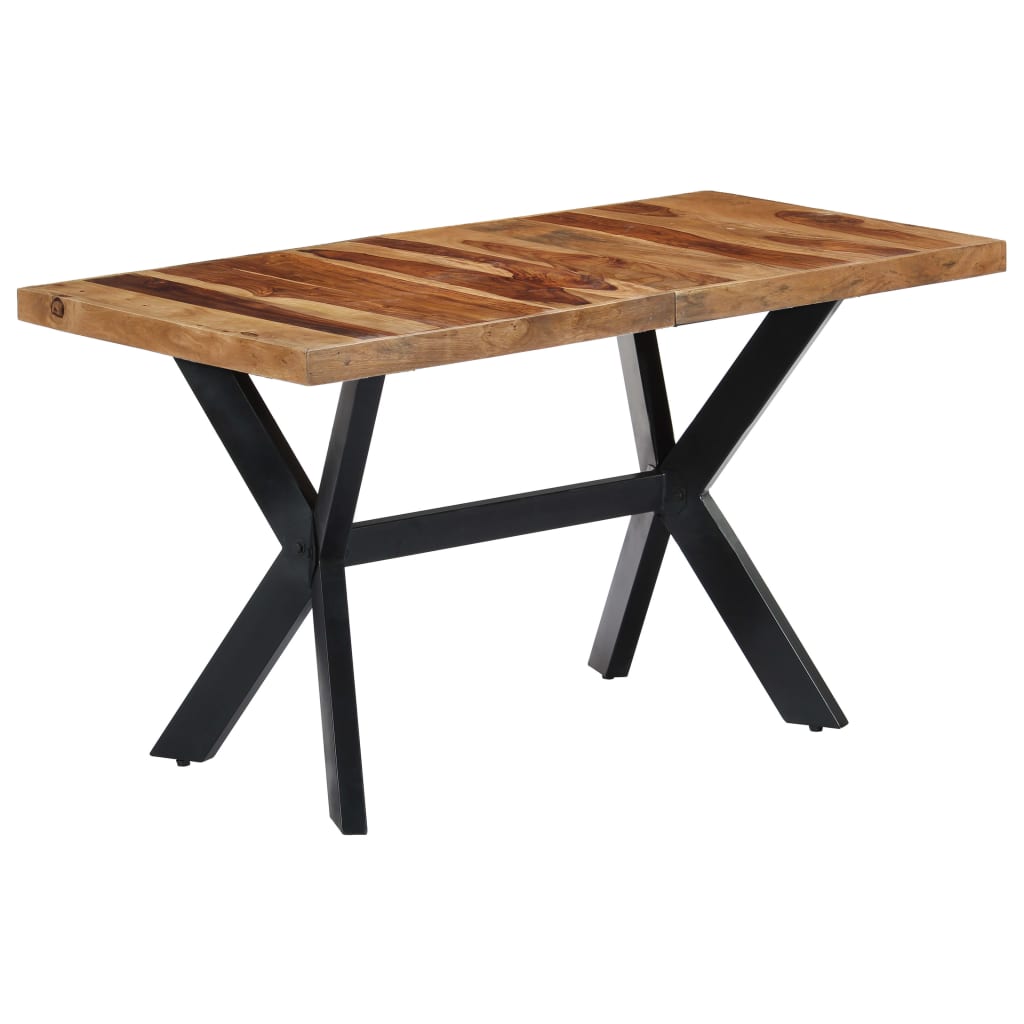 Esstisch 140x70x75 cm Massivholz Akazie