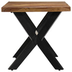 Esstisch 140x70x75 cm Massivholz Akazie