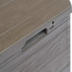 Garten-Aufbewahrungsbox 90 L Braun