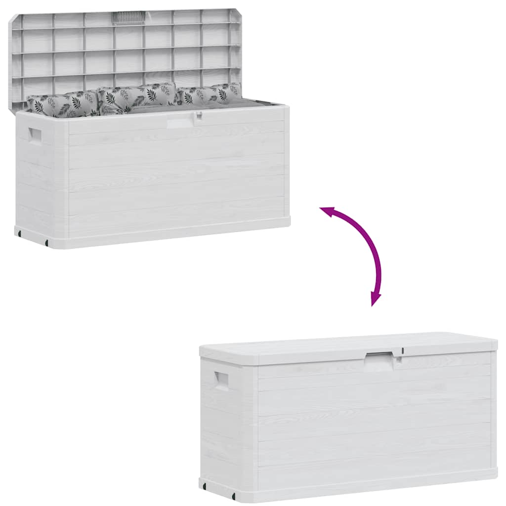 Garten-Aufbewahrungsbox 280 L Hellgrau