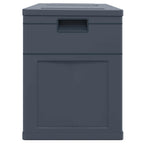 Garten-Aufbewahrungsbox 320 L Schwarz