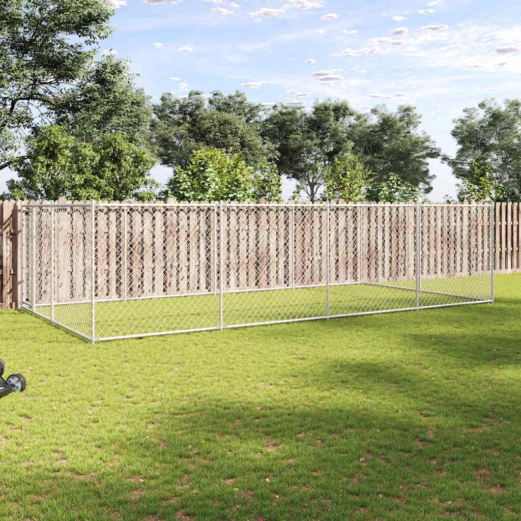 Outdoor-Hundezwinger 7,6x3,8x1,9 m