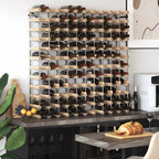 Weinregal für 120 Flaschen Massivholz Kiefer