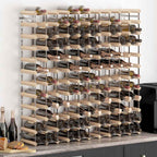 Weinregal für 120 Flaschen Massivholz Kiefer