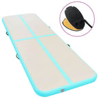 Aufblasbares Gymnastik-Kissen mit Pumpe 500x100x10 cm PVC Grün
