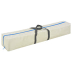 Aufblasbare Gymnastikmatte mit Pumpe 800x100x10 cm PVC Blau