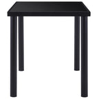 Esstisch Schwarz 140 x 70 x 75 cm Hartglas