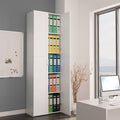 TV-Schrank Weiß 60x32x190 cm Holzwerkstoff