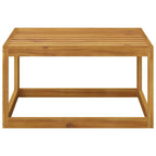 5-tlg. Garten-Lounge-Set mit Auflagen Massivholz Akazie