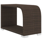 10-tlg. Garten-Lounge-Set mit Auflagen Poly Rattan