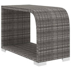 10-tlg. Garten-Lounge-Set mit Auflagen Poly Rattan