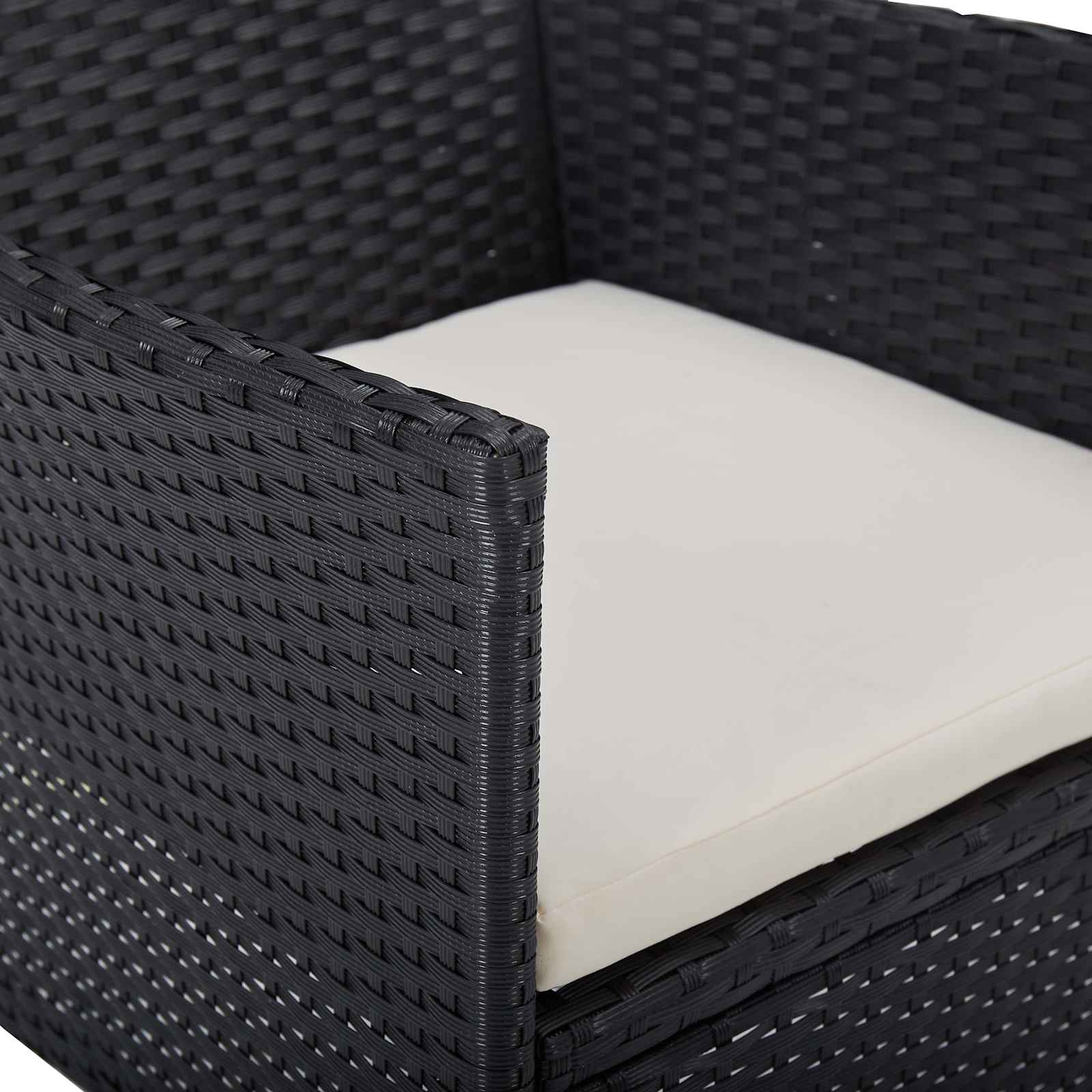 Möbelset 5 pcs Schwarz