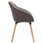 Esszimmerstühle 4 Stk. Taupe Stoff