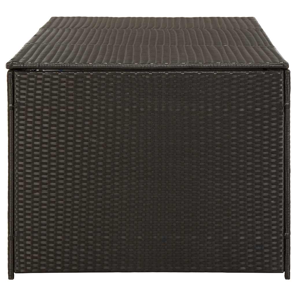 Gartenbox Poly Rattan 180x90x70 cm Braun