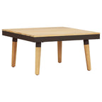 7-tlg. Garten-Lounge-Set mit Kissen Massivholz Akazie Braun