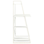 Schreibtisch mit Regaleinheit Weiß 102×50×117 cm