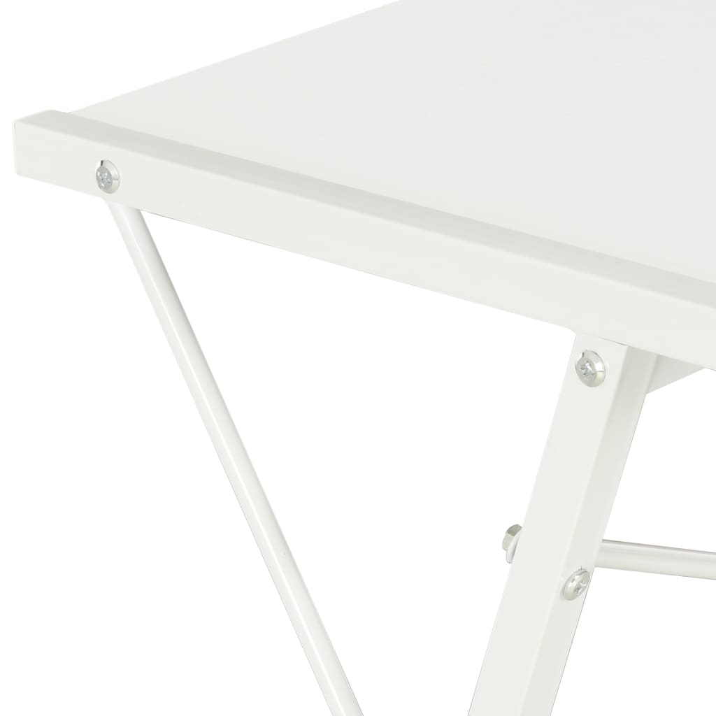 Schreibtisch mit Regal Weiß 116×50×93 cm