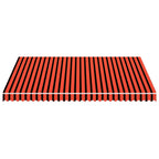 Markisenbespannung Canvas Orange & Braun 4x3 m