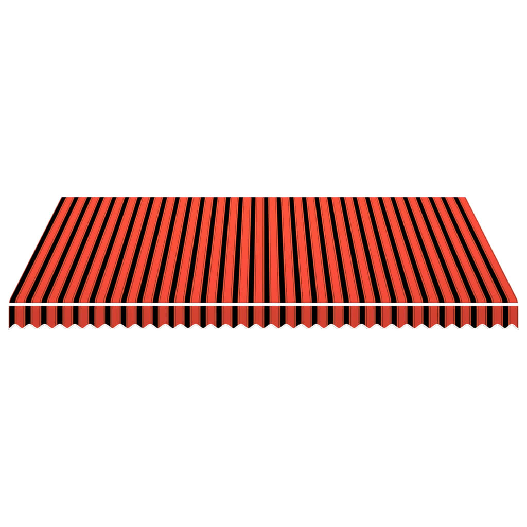 Markisenbespannung Canvas Orange & Braun 4,5x3 m