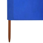 6-teiliges Windschutzgewebe 800 x 160 cm Azurblau