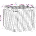 9-teiliges Windschutzgewebe 1200 x 160 cm Sandweiß