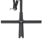 Ampelschirm Terrakottarot 3 m Aluminium-Mast