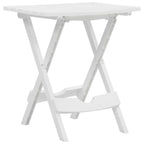 Gartentisch Klappbar 44,5x38,5x50 cm Weiß