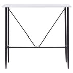 Bartisch Weiß 120 x 60 x 110 cm MDF