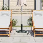 Sonnenschirmständer Grün 9 kg 40 cm Gusseisen