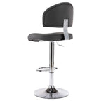 Barhocker Grau Kunstleder