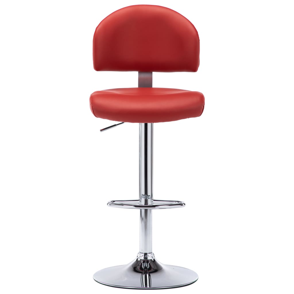 Barhocker Weinrot Kunstleder