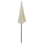 Sonnenschirm mit Stahl-Mast 240 cm Sandweiß