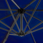 Ampelschirm mit Aluminium-Mast 300 cm Azurblau