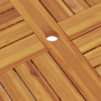 Gartentisch Klappbar 85x85x76 cm Teak Massivholz