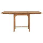 Gartentisch Ausziehbar (110-160)x80x75 cm Massivholz Teak
